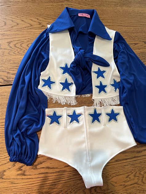 Dallas Cowboys Cheerleader Costume - Etsy