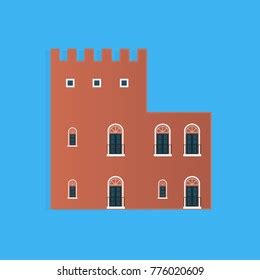 Vector Illustration Old Europe Style Building Stock Vector (Royalty Free) 776020609 | Shutterstock