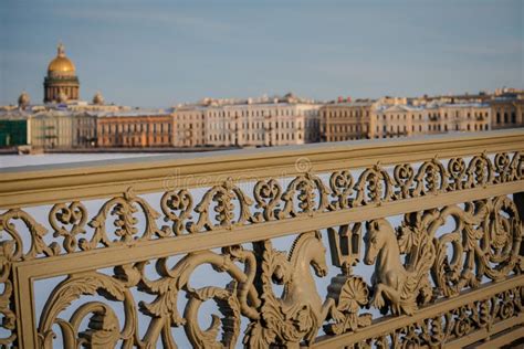 Architecture of St. Petersburg, Russia. Bridges and Buildings of St. Petersburg Stock Image ...