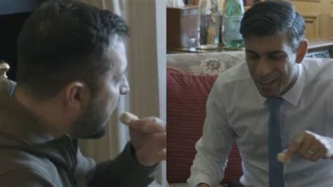 Rishi Sunak Shares Mother's Homemade 'Indian Barfi' With Ukraine President Zelensky | Watch