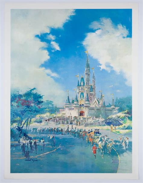 Tokyo Disneyland Cinderella Castle Concept Print - ID: mardisneyland22214 | Van Eaton Galleries