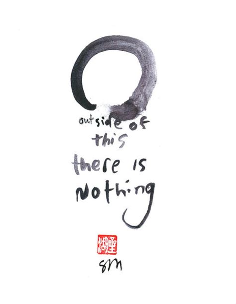 Enso Zen Art Print-zen Circle or Enso outside of This Zen Brush Sumi Ink Calligraphy Print, Zen ...