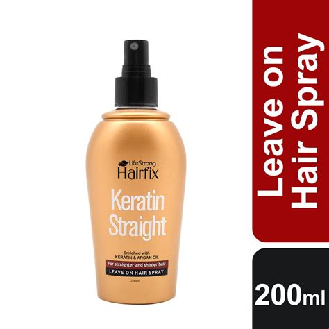 Hairfix Keratin Straight Hair Spray 200ml | Shopee Philippines