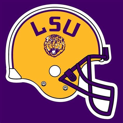 Geaux Tigers 🐅! | Ncaa football, Lsu tigers, Football helmets