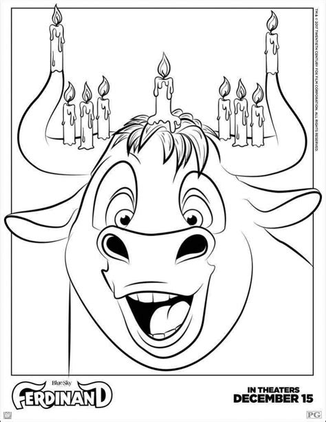 Printable Disney Ferdinand Coloring Pages