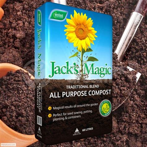 1 x Multi Purpose Compost - Rich Peat Jack's Magic - Garden Plant Soil ...