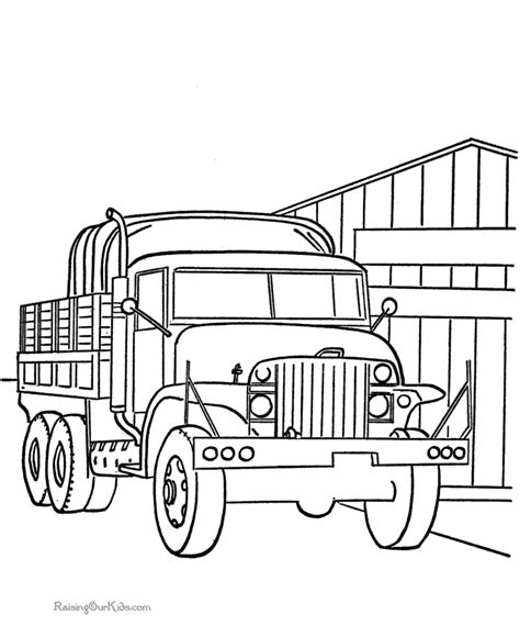 Construction Truck Coloring Pages - Coloring Home