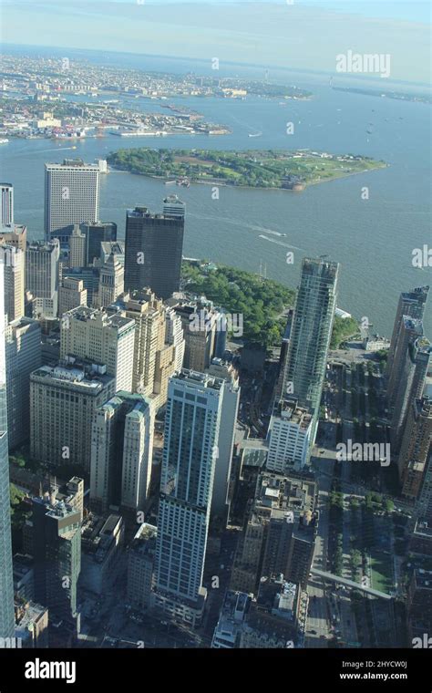 NYC Skyline from atop One World Trade Center Stock Photo - Alamy