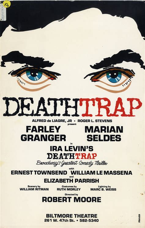 DEATHTRAP (1981) Theatre poster - WalterFilm