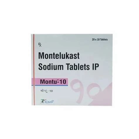 Montelukast Sodium Tablet at Rs 150/stripe | Montelukast Sodium Tablet ...