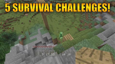 5 Survival Challenges You Should try In Minecraft! - Minecraft Xbox 360/One/PS3/PS4/WiiU/PC/PE ...