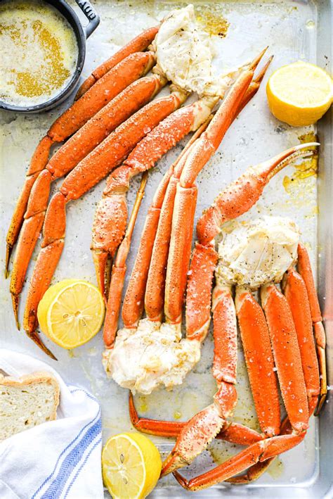 Oven Baked Crab Legs Recipe - Fed + Fit