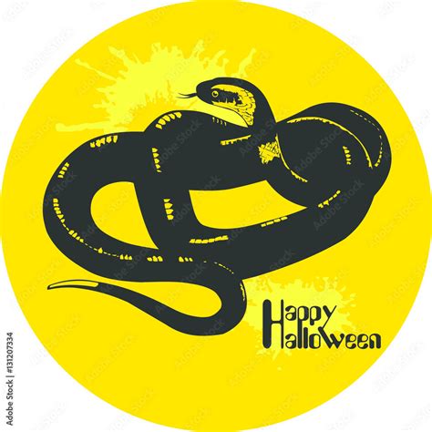 snake halloween Stock Vector | Adobe Stock