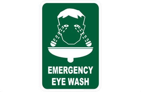 Emergency Eyewash Sign - Full range of Emergency Signs