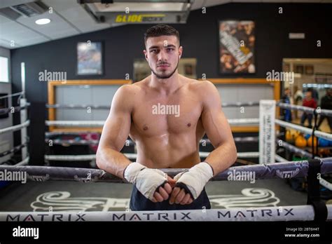 March 2019 Boxer Tommy Fury training at the Hatton Gym in Manchester ...