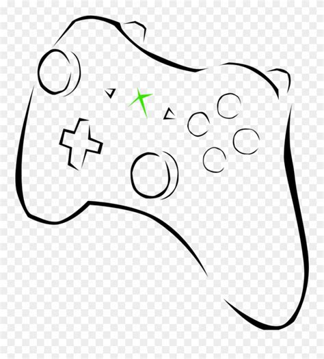 xbox controller clipart black and white 10 free Cliparts | Download images on Clipground 2024