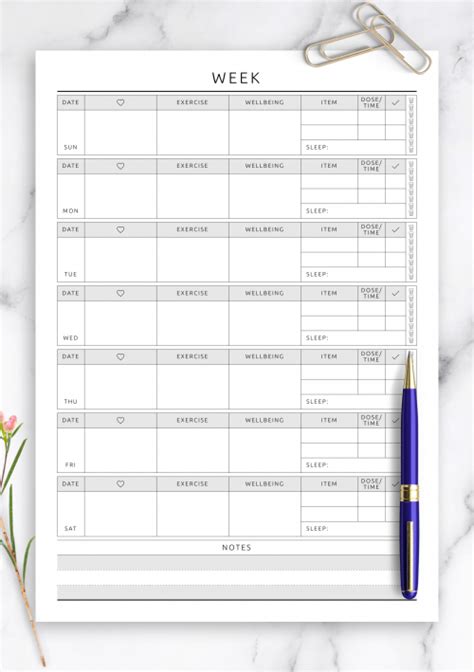 Fitness and Workout Templates - Download PDF