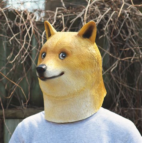 Doge Mask | Creepy animals, Animal head masks, Animal halloween costumes