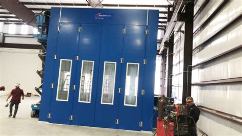 Industrial Side Down draft Paint Booth – Tej Paint Booths