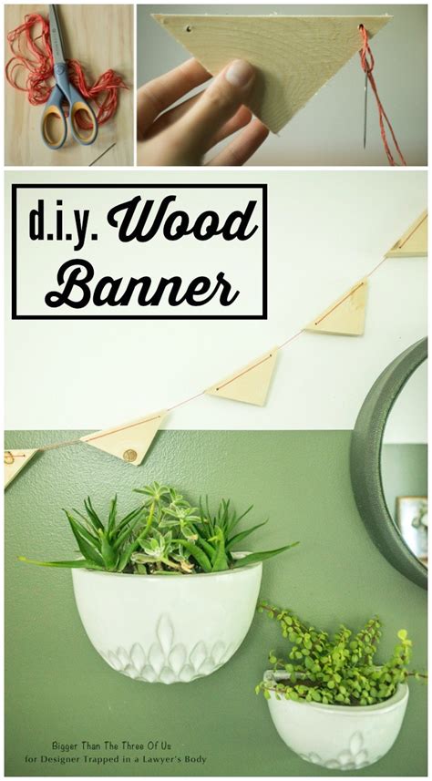 Scrap Wood DIY Banner Fun & Easy Project! | Designer Trapped