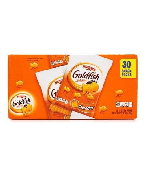 Take a look at this Pepperidge Farms 30-Ct. Goldfish Snack Packs Box today! | Goldfish snack ...