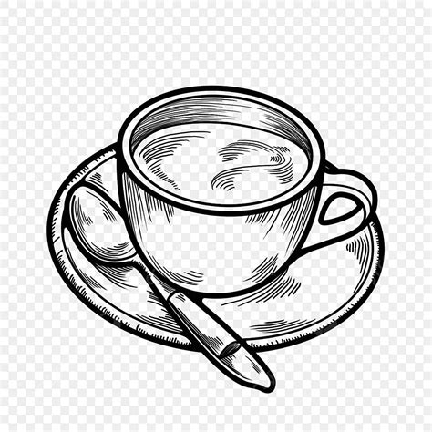 Black And White Coffee Cup Clipart Free - bmp-flatulence