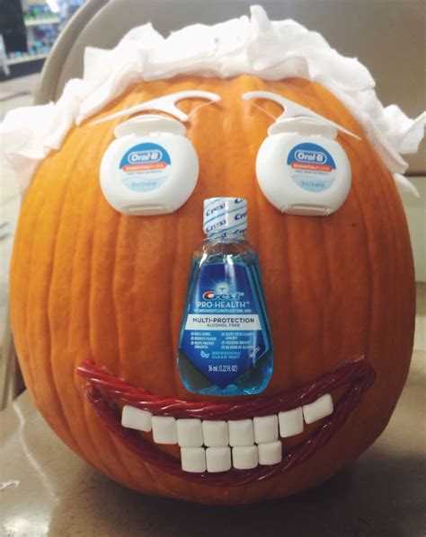 Dental pumpkin | Pumpkin decorating contest, Creative pumpkin ...