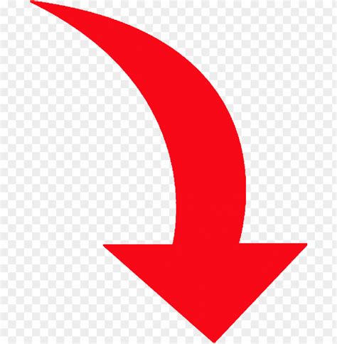 Curved Red Arrow PNG Transparent With Clear Background ID 92038 | TOPpng