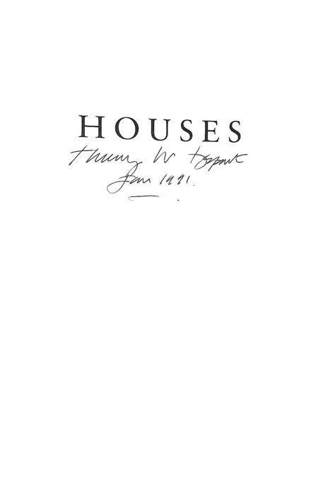 Houses Tenth Anniversary by DESPONT, Thierry W.: Very Good Hardcover ...