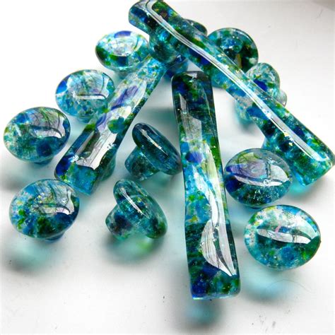 decorative kitchen cabinet hardware knobs glass by TorchLakeGlass