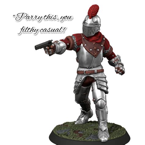 [MEME] “Parry this, you filthy casual!” : r/HeroForgeMinis