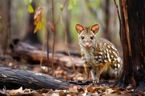 Premium AI Image | A quoll in the natural habitat