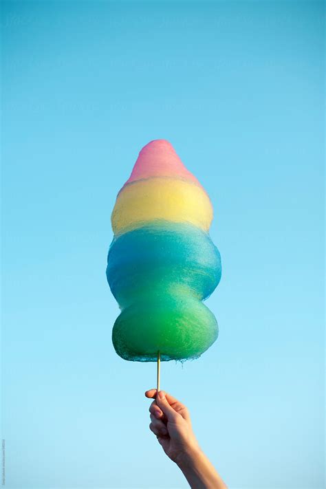 "Sugar Cotton Candy And Blue Sky With Copy Space" by Stocksy ...