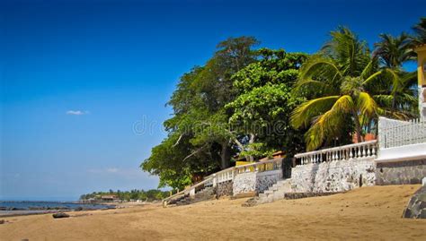 Beaches Along the Coast in El Salvador. Stock Image - Image of sand ...