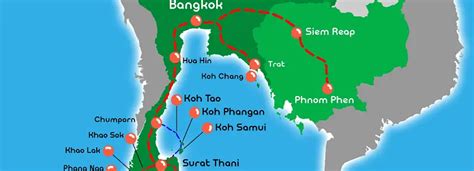 Thailand Islands Map