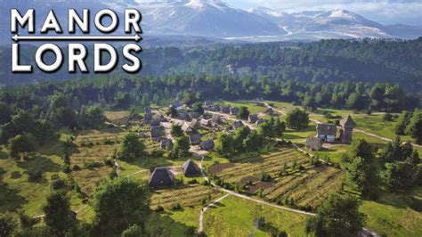 MANOR LORDS - NEW GAMEPLAY | AMAZING Medieval City Builder Strategy ...