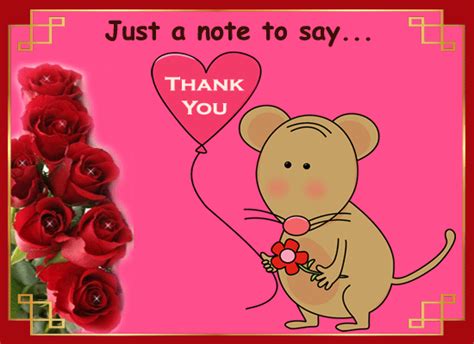 Thank You Note... Free Thank You eCards, Greeting Cards | 123 Greetings