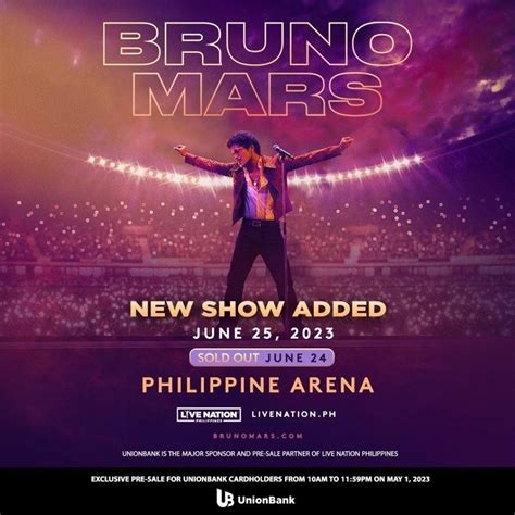 Bruno Mars’ concert at the Philippine Arena adds one more day – HYPE MANIA