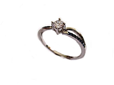 Plus Size Engagement Ring or Promise Ring Blue Cz-605