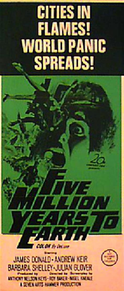 Five Million Years to Earth Original 1976 Australian Daybill Movie ...