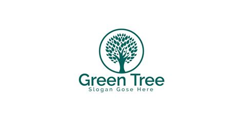 Green Tree Logo Design by IKAlvi | Codester