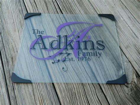 Glass Cutting Board Custom Glass Cutting by AmysCustomCreation