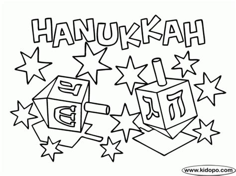 Hanukkah Coloring Pages Printable For Kids