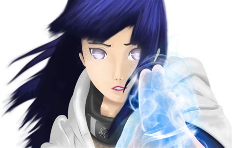 Hinata Hyuga in Action - HD Anime Wallpaper