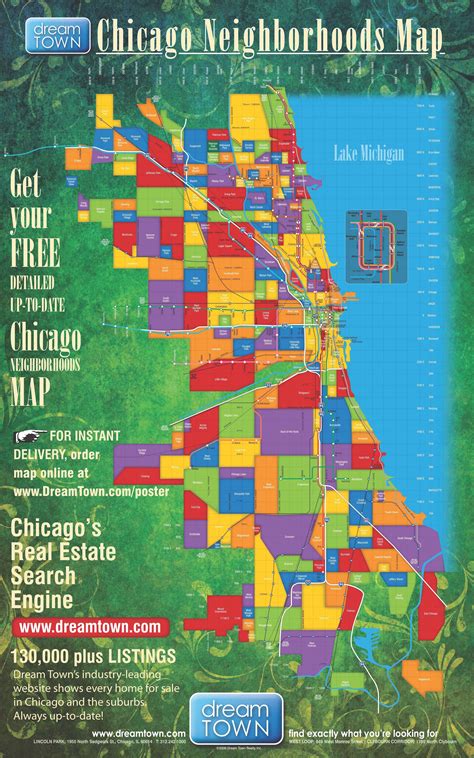 Chicago Printable Map