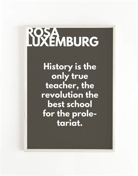 Rosa Luxemburg, Rosa Luxemburg Quote Poster, Modern Minimalistic Rosa ...