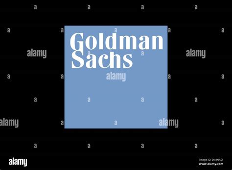 Goldman Sachs, Logo, Black background Stock Photo - Alamy