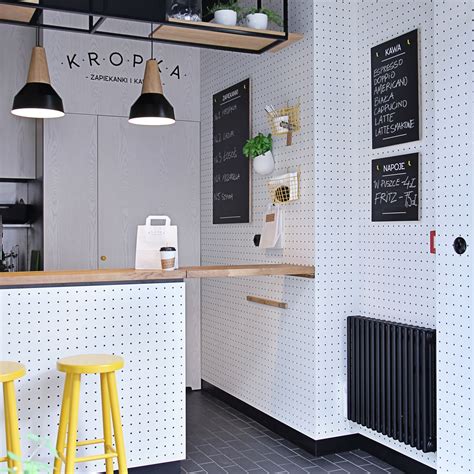 Get up close and personal over a toasted baguette at compact Polish snack bar... | Cafe interior ...