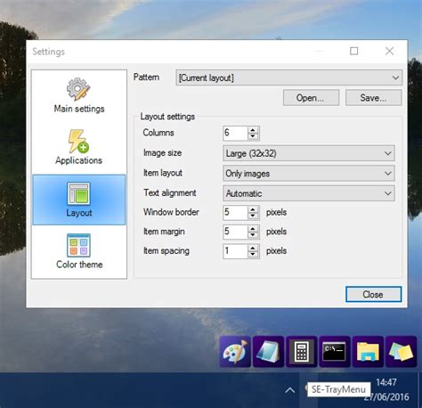 How to add new menus to the Windows 10 system tray