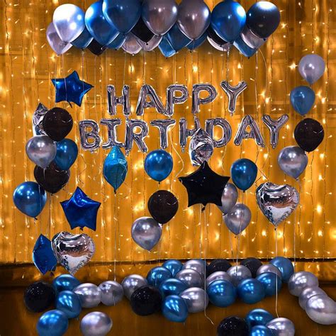 Blue Theme Party Decoration Kit for Birthday Celebration